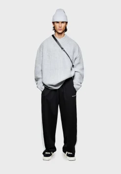 MKI CHUNKY RIB KNIT CREWNECK