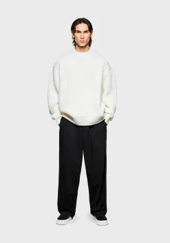 MKI CHUNKY RIB KNIT CREWNECK