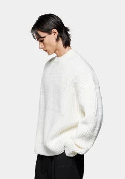 MKI CHUNKY RIB KNIT CREWNECK