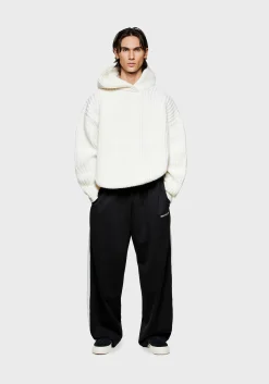 MKI CHUNKY RIB KNIT HOODY