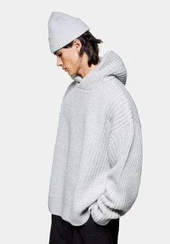 MKI CHUNKY RIB KNIT HOODY
