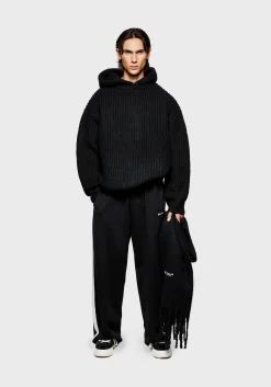 MKI CHUNKY RIB KNIT HOODY