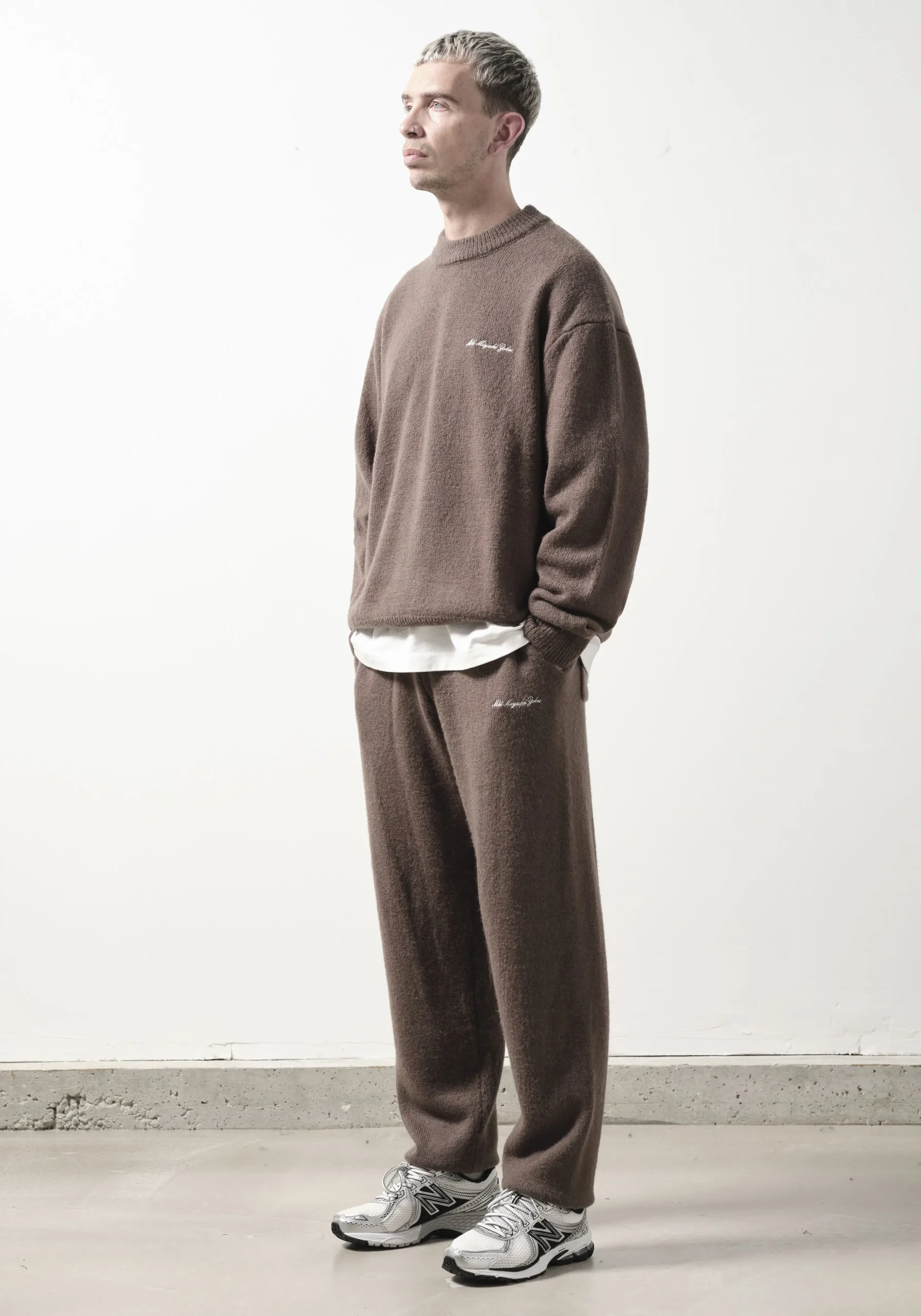 MKI MOHAIR BLEND KNIT CREWNECK