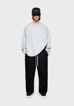 MKI MOHAIR BLEND KNIT CREWNECK