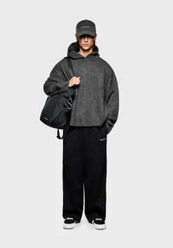 MKI MOHAIR BLEND KNIT HOODY