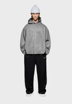MKI MOHAIR BLEND KNIT HOODY