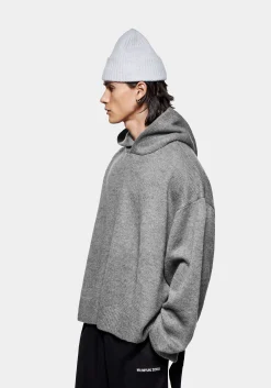 MKI MOHAIR BLEND KNIT HOODY